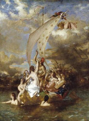 William Etty Youth on the Prow and Pleasure at the Helm china oil painting image